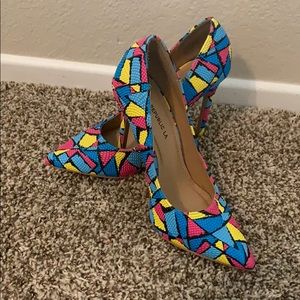 Shoe Republic LA Colorful Pumps